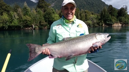 Fotos da pesca esportiva em Chaiten no Chile